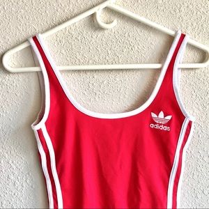 ADIDAS RED TRACKSUIT BODYSUIT AUTHENTIC NO STAINS